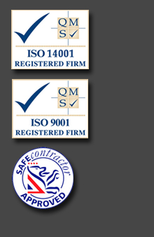 ISO 9001 - Safe contractor approved